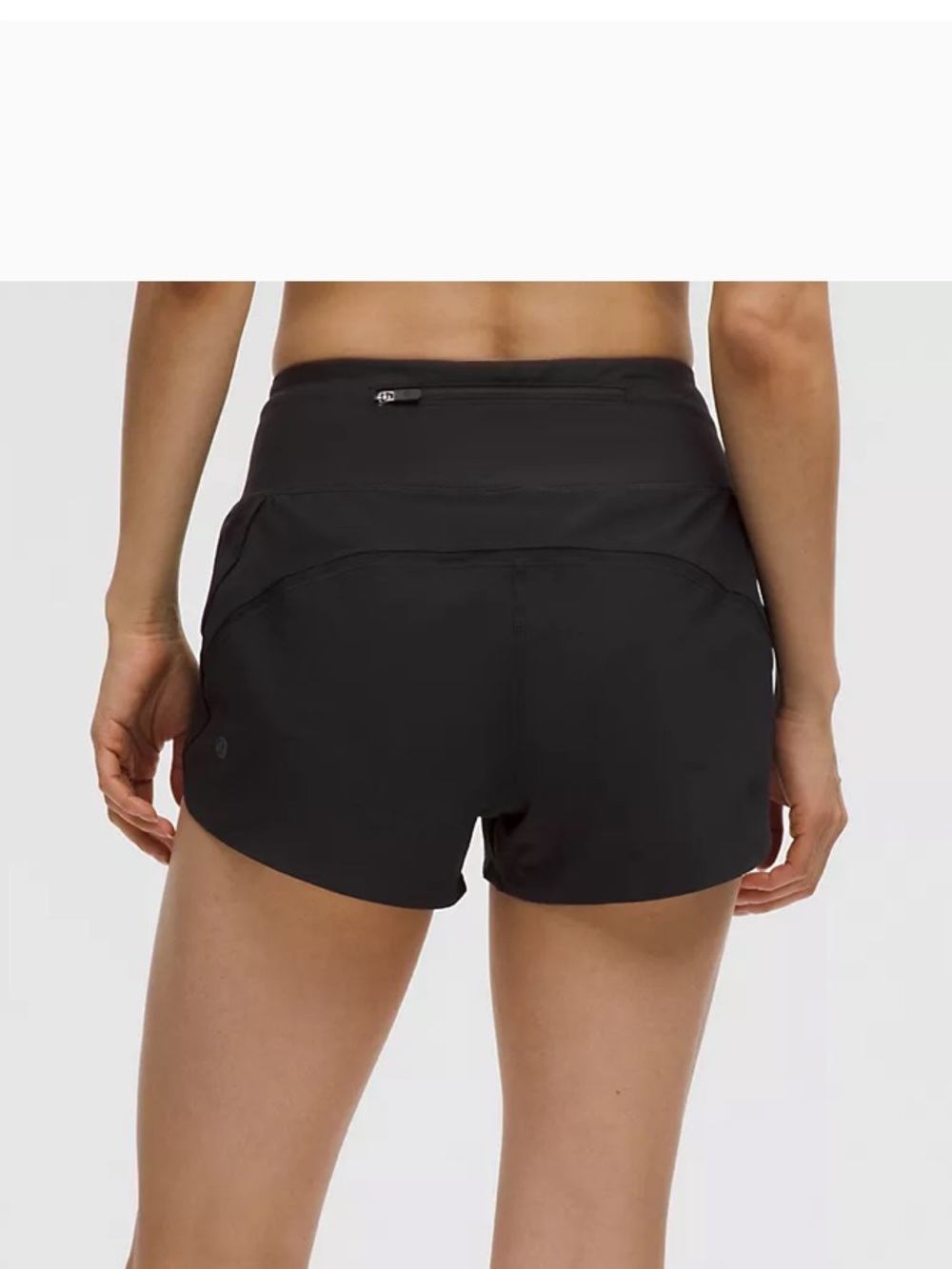 Black Lululemon Speed Up High Rise 2.5” black